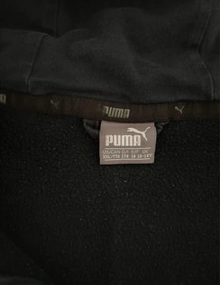Chándal Puma negro niño talla 16