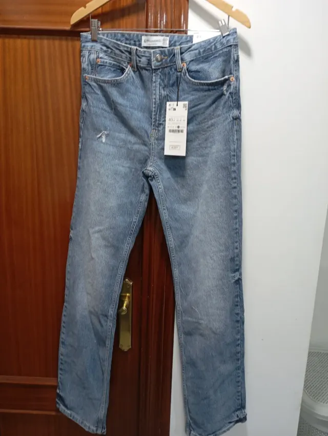 Pantalón vaquero Stradivarius mujer talla 40
