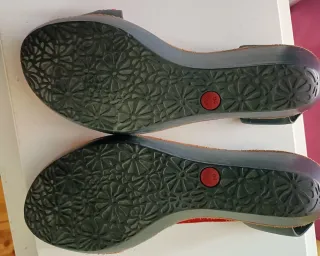 Sandalias Camper Tiras Rojas