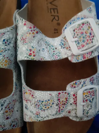 Sandalias SUVER Talla 41 Multicolor