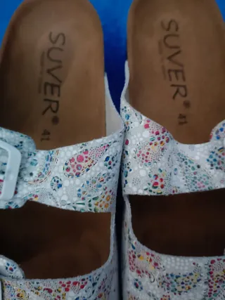 Sandalias SUVER Talla 41 Multicolor