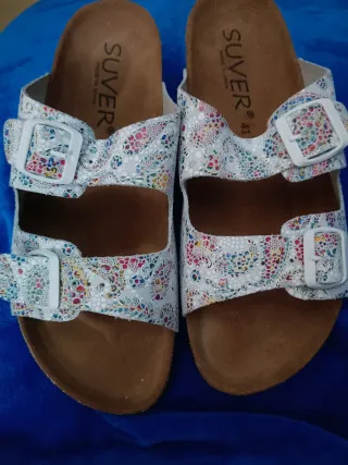 Sandalias SUVER Talla 41 Multicolor
