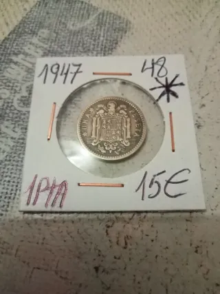 Moneda 1 Pta año 1947
