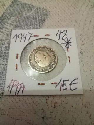 Moneda 1 Pta año 1947