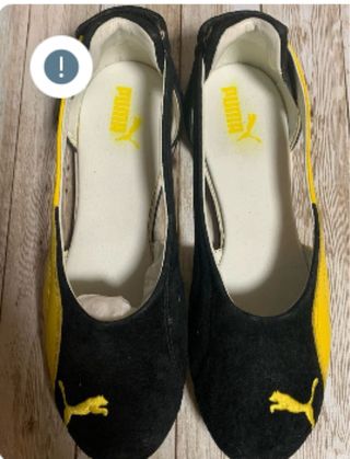 Deportivas Puma Mujer Negro/Amarillo