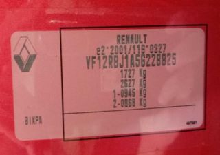 Cinturón seguridad renault captur adventure 411565