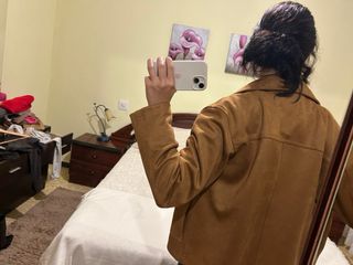 Chaqueta Ante Marrón