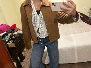 Chaqueta Ante Marrón