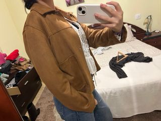 Chaqueta Ante Marrón