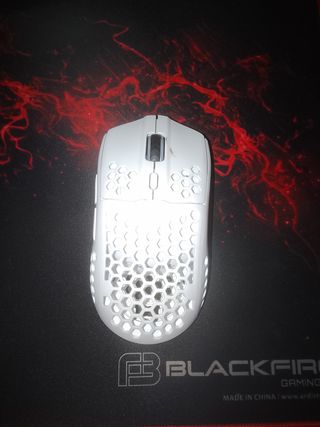 Ratón Gaming Blanco con Luces LED inalámbrico