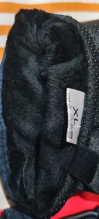 Conjunto Guante y Bufanda Hombre Azul/celeste 