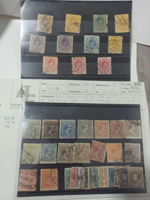 Lote de sellos antiguos