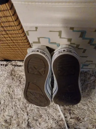 Converse altas azul claro talla 40