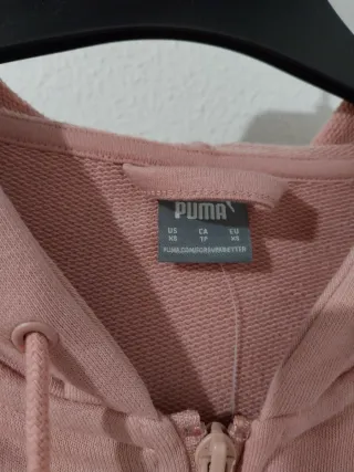 Sudadera Puma Rosa y Negra