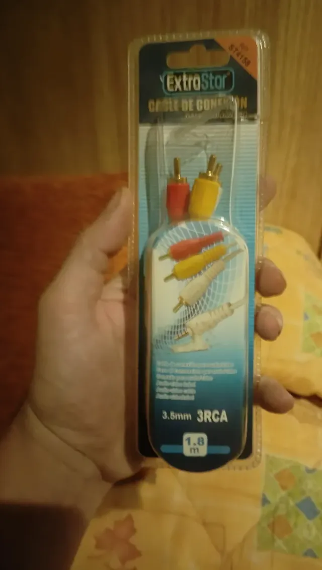 Cable ExtraStar 3.5mm 3RCA 1.8m