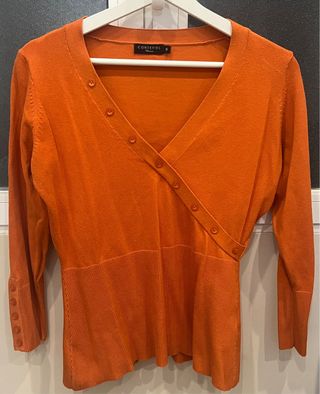 Jersey Cortefiel Naranja Talla M