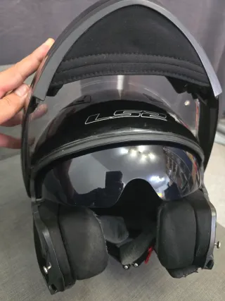 Casco Modular LS2 Talla S Negro