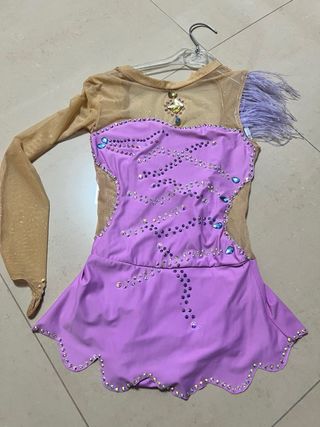 Maillot Gimnasia Rítmica /danza/ pa Lila Brillante
