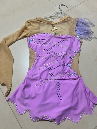 Maillot Gimnasia Rítmica /danza/ pa Lila Brillante