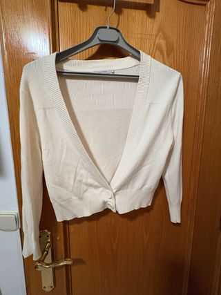 Chaqueta torera blanca