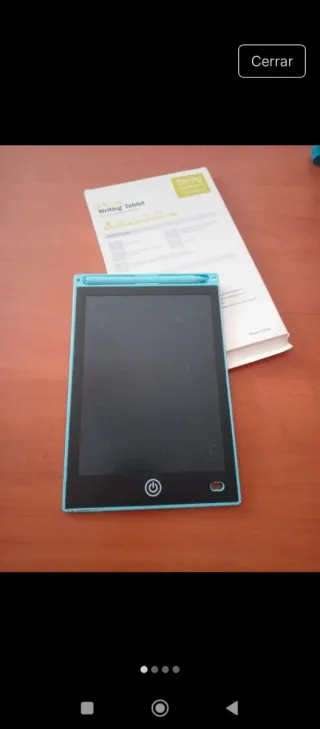 Tablet LCD Escritura Azul