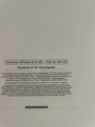 MacBook Air 13,6 pulgadas 