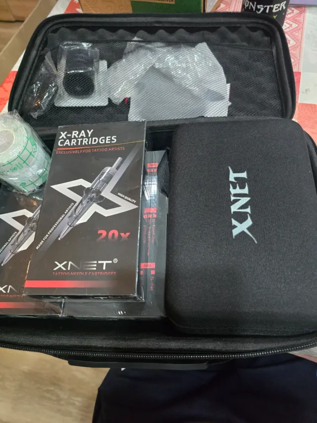 Kit de  maquina de tatuar  xnet nuevo a estrenar