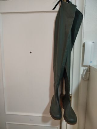 Botas de pesca altas verdes