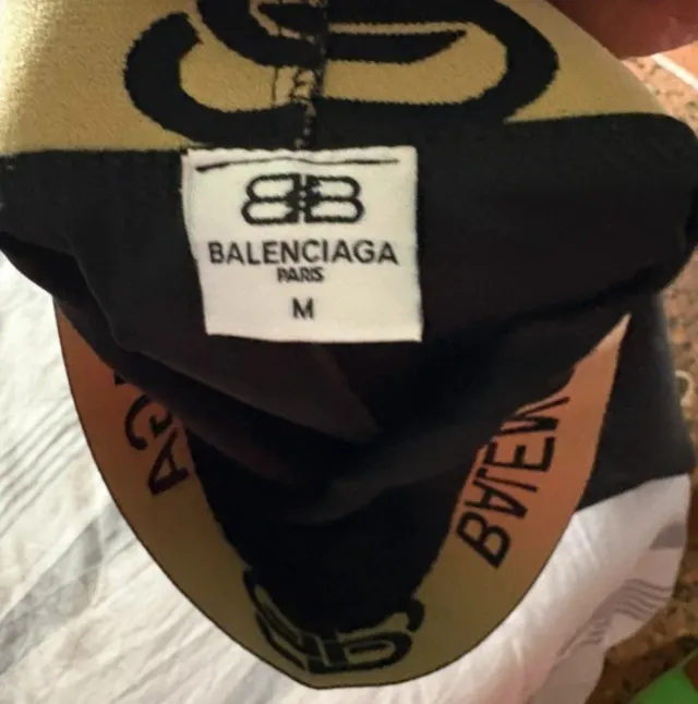 Balenciaga Leggings Neri Tg M