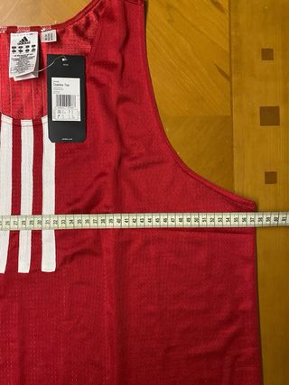Camiseta boxeo Adidas roja sin estrenar Talla XL