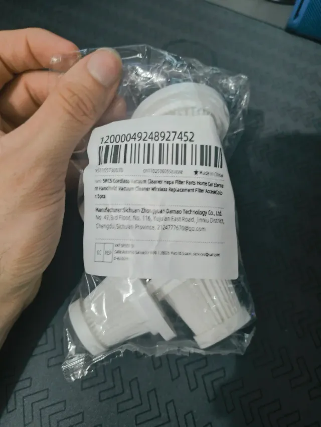 Filtros para aspiradora de mano (5 uds)