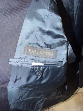 Completo elegante Valentino blu