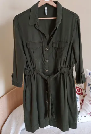 Vestido corto camisero Zara (Talla M)