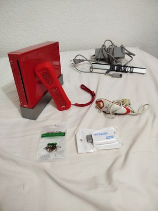 Wii Roja + juegos a elegir 