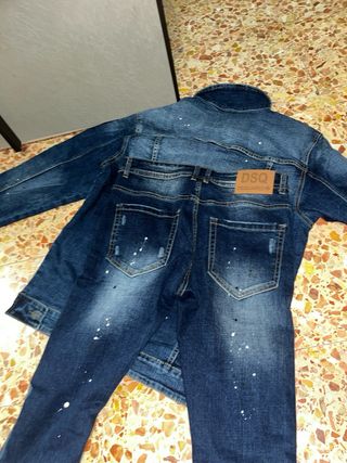Completo Dsquared2 di jeans 