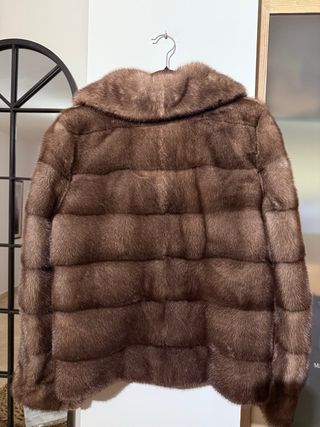 Chaqueta efecto visón