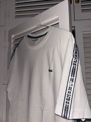 Camiseta Lacoste Blanca con Logo