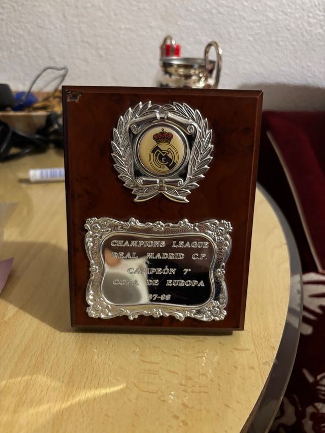 Placa Real Madrid Champions 7 97-98