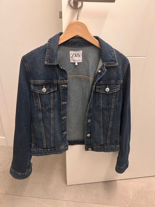 Cazadora Vaquera Zara Azul