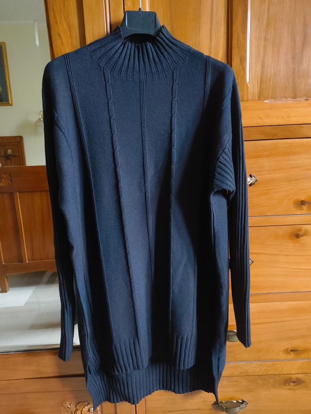 Abito da donna in maglia Archivio 24 nero taglia M