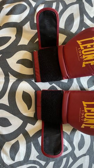 Guantes de Boxeo Leone Burdeos 12oz