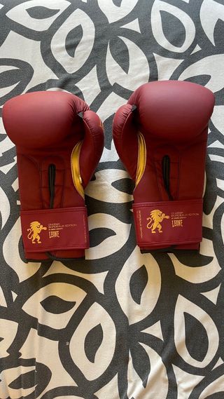 Guantes de Boxeo Leone Burdeos 12oz