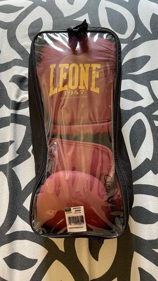 Guantes de Boxeo Leone Burdeos 12oz