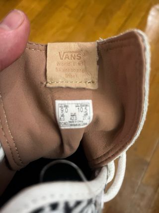 Zapatillas Vans Altas Piel