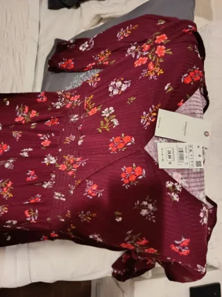 Vestido corto estampado floral