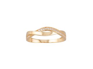 anillo oro 18k con piedra con circonita