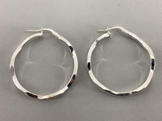 argollas plata 925mm