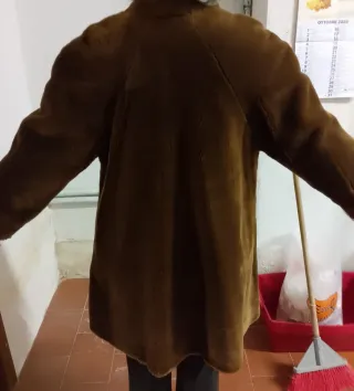 Pelliccia sintetica marrone