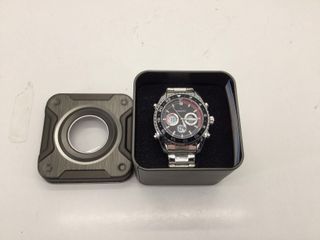 reloj pulsera caballero fredric dual time sport dual