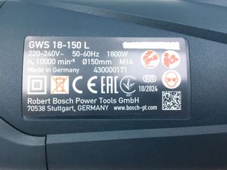radial bosch gws 18-150 l